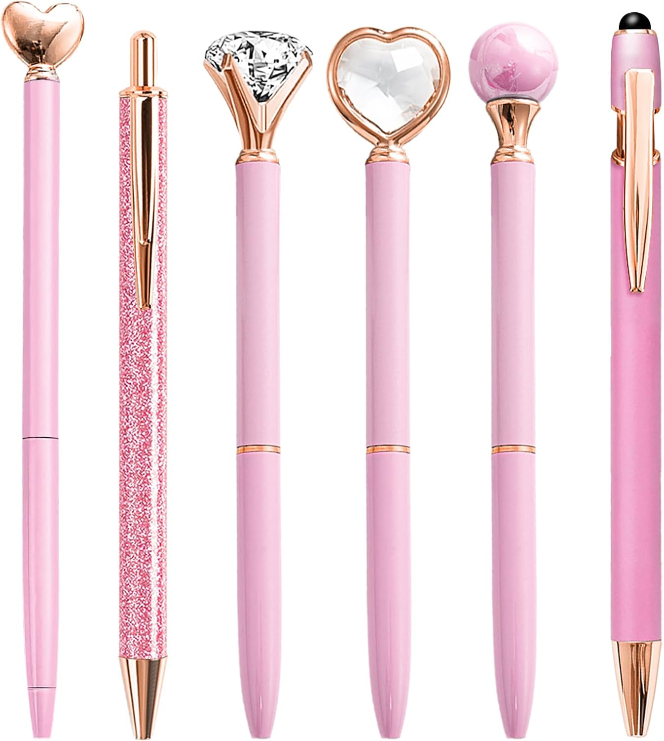 Pink Gem Ballpoint Pens